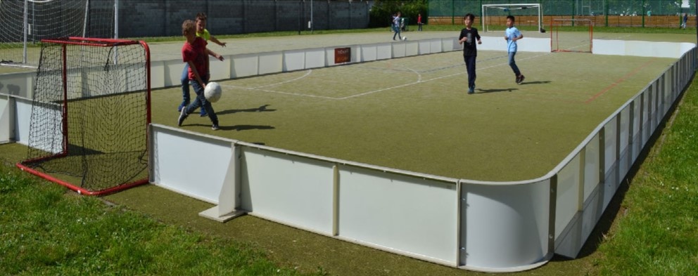 Florbalové mantinely MULTISPORT - 20m x 10m - barva bílá