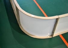 Florbalové mantinely MULTISPORT - 15m x 10m - barva černá_obr5