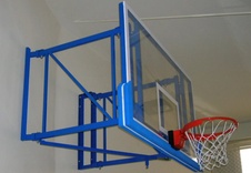 Nástěnná skládací konstrukce na basketbal 1,3 - 1,65m_obr4