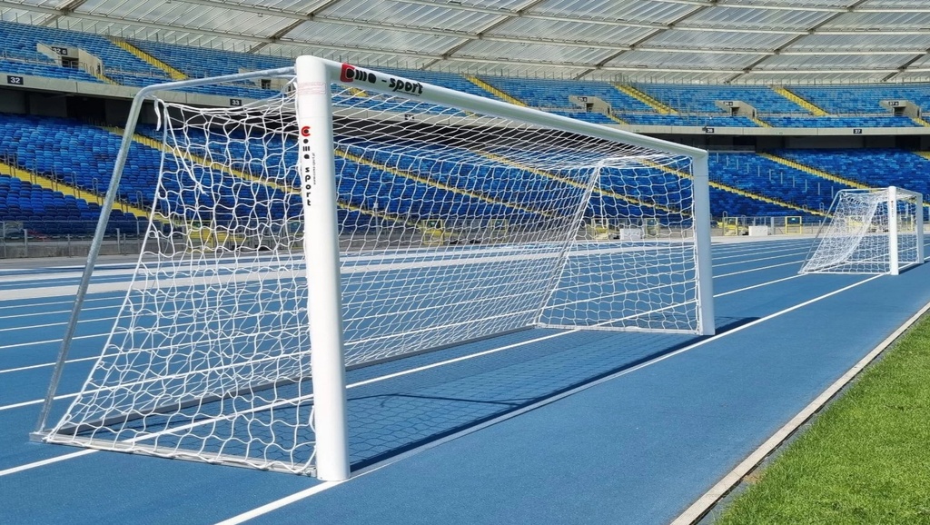 Fotbalová branka 5,0 x 2,0 m – hliníková, s kotvením do země
