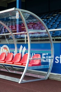 Hráčská střídačka Exkluziv, šířka 2,5m - 5 sedadel_obr2