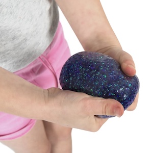 Sada 12 míčků Glitter Bead Squishy Balls_obr3