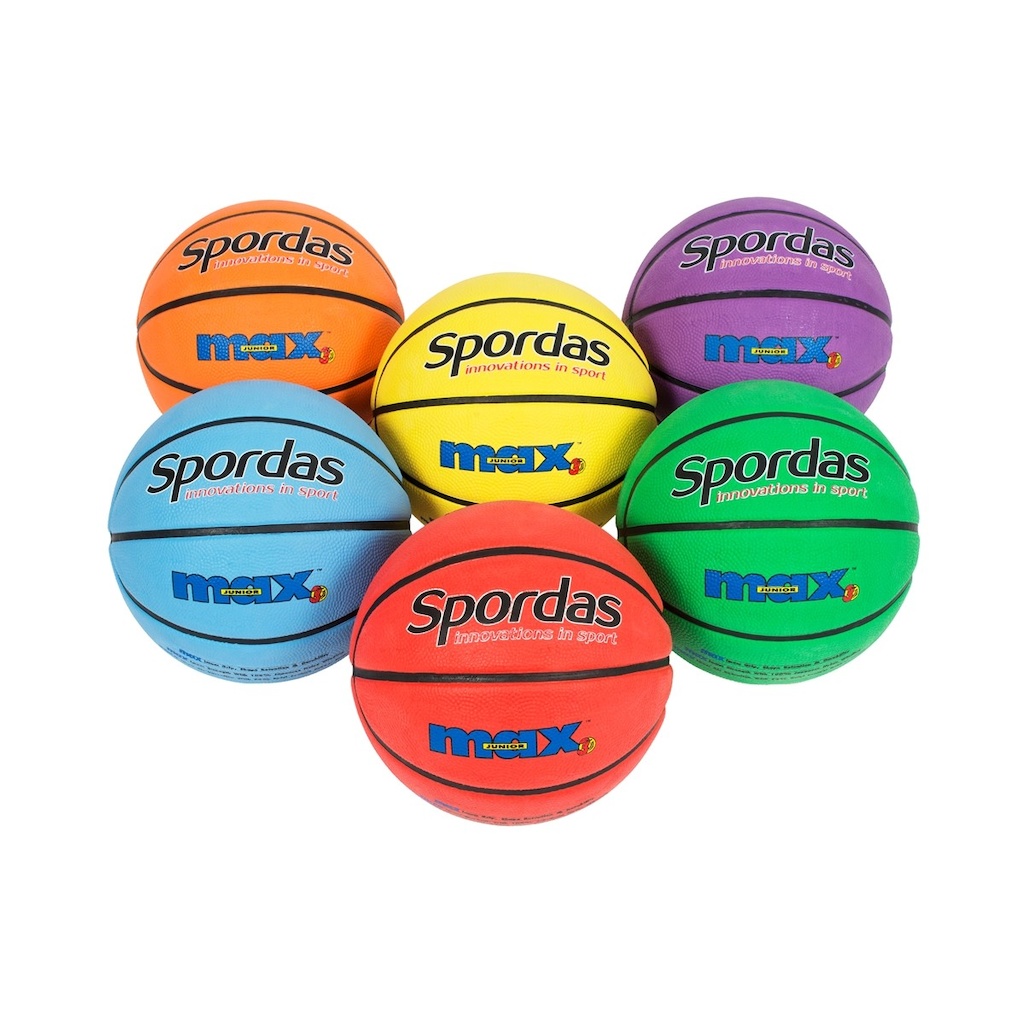 Míče basketbalové - velikost 5, sada 6ks
