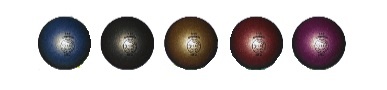 Gymnastický míč G.R.S. zdobený flitrem - průměr 190 mm, hmotnost 4