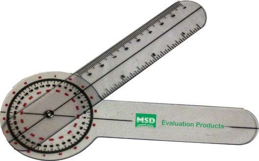 Plastový goniometr - 20cm - 0-360st po 1st