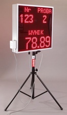 Tabule LED oboustranná se stativem a ovládacím panelem, polský popis TG16-64x64-2_obr2