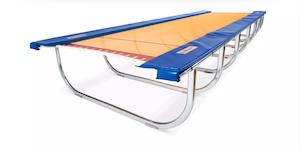 Trampolínová dráha EUROTRAMP - pevná (12 x 2 m, 360 kg)_obr2