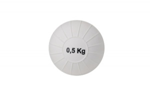 Rýhovaný míč s dvojitým obalem - hmotnost 0,5 kg_obr2