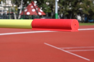 Soutěžní laťka pro skok o tyči, délka 4,5 m, Certifikace WA E-08-0521PW-450_obr2