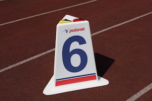Značka drah -  trojúhelníkový profil, výška 61 cm – LM-60_obr2