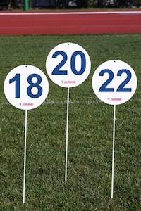 Sada 7 značek od 10 do 22 metrů po 2 metrechDM70/7-S0321_obr2