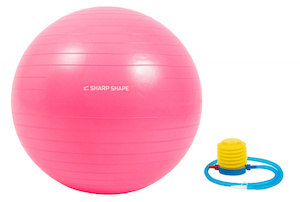 Gymnastický míč - průměr 65 cm, barva růžová_obr2